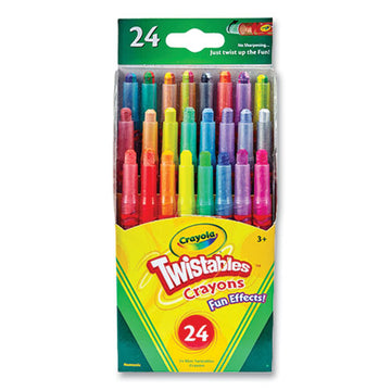 Crayola® Twistables Mini Crayons, Assorted, 24-pack freeshipping - TVN Wholesale